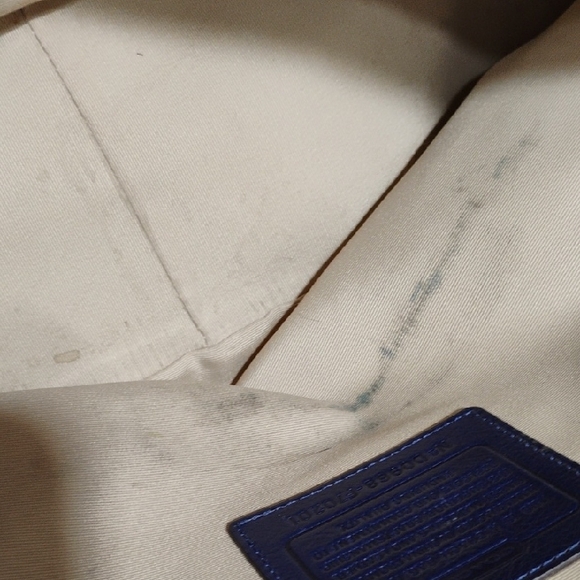 SALE! Authentic Coach Large Canvas & Leather Trim Messenger Bag W Hangtag - Picture 16 of 16